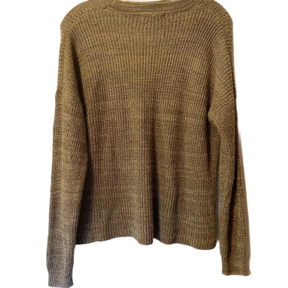 Don’t Ask Why Made in Italy Tan Acrylic‎ Sweater OSFM - Picture 4 of 11